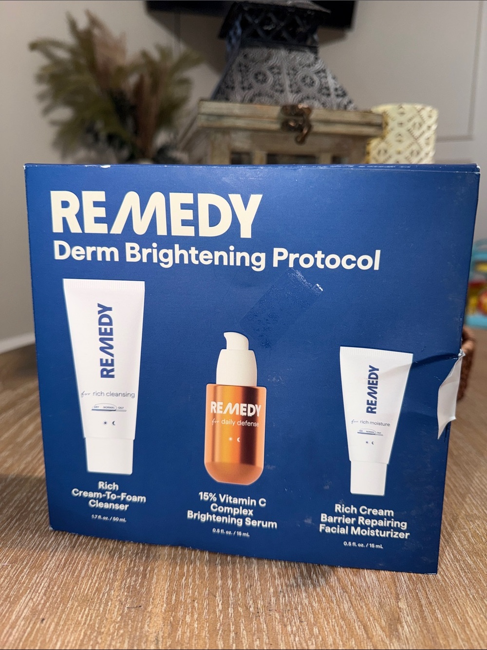 REMEDY Derm Brightening Protocol Skincare Set, NIB